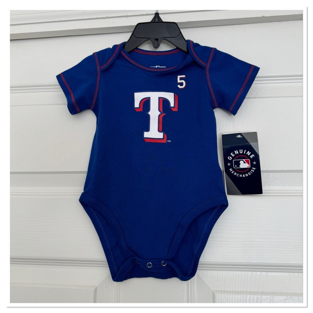 Corey Seager Infant Bodysuit Onesie 3-6 Months Genuine Merchandise Texas